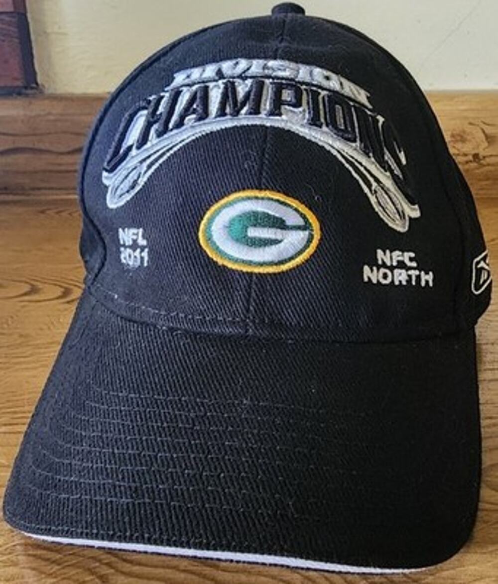 Green Bay Packers Reebok NFL 2011 NFC North Division Champions Hat Mens OSFA